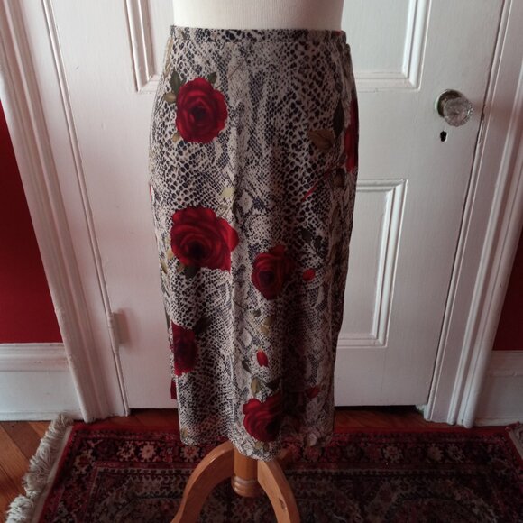 EXPRESS FLORAL MESH SKIRT TOP SET L - Picture 6 of 11